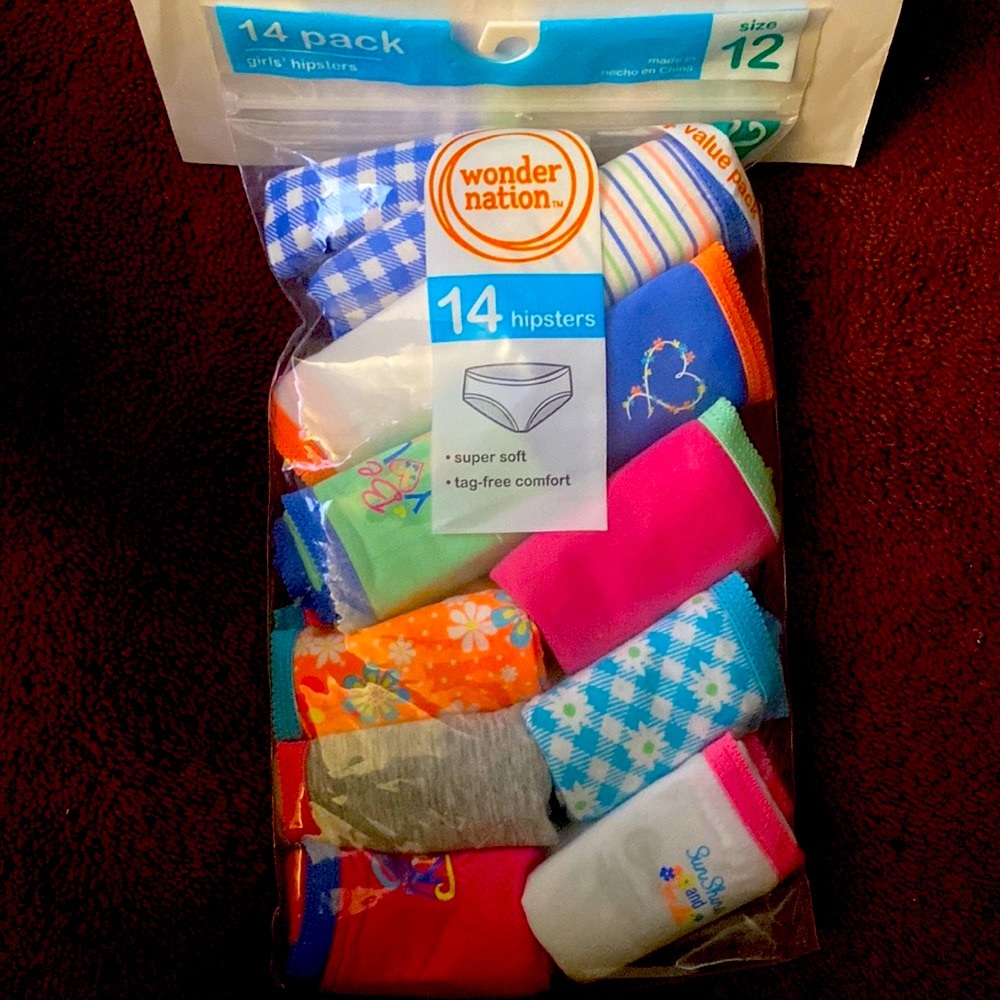 Girls Panties one pack of 14